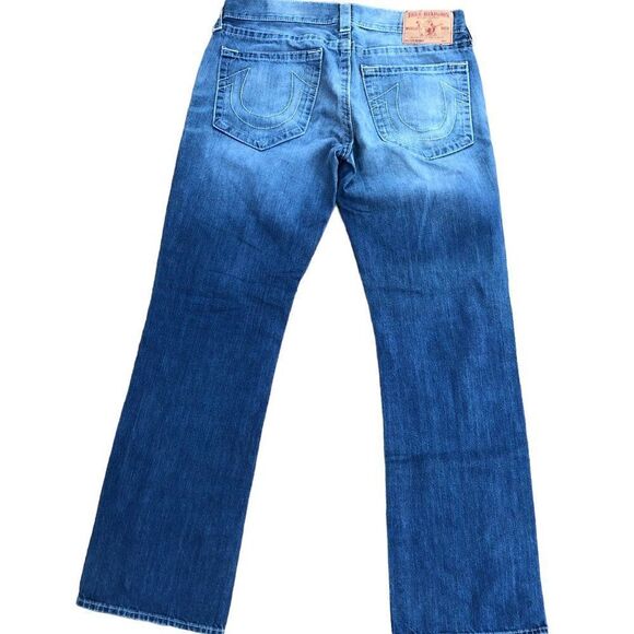 Vintage True Religion Jeans Size 34 BOBBY Blue - Picture 6 of 10